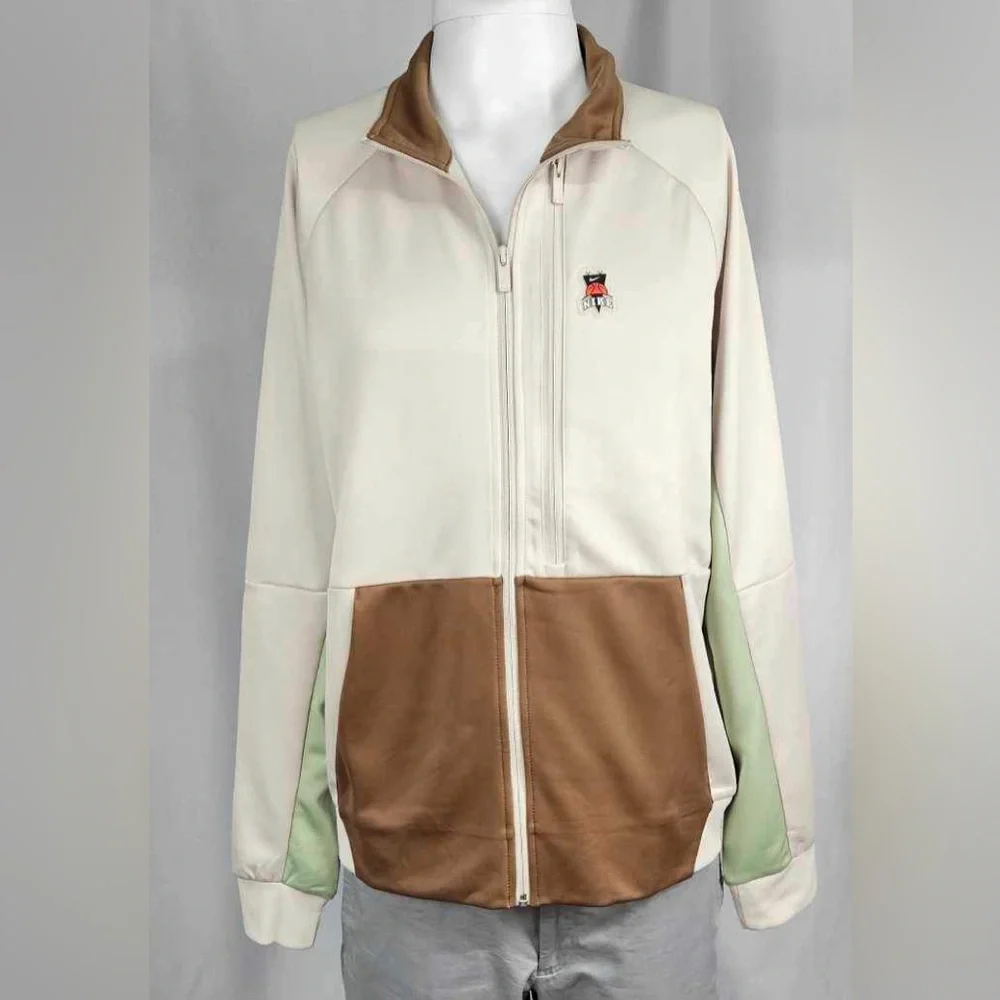 New XL Nike Zip Up Skull Gang Mint Green Track Jacket Coat - Picture 2 of 8